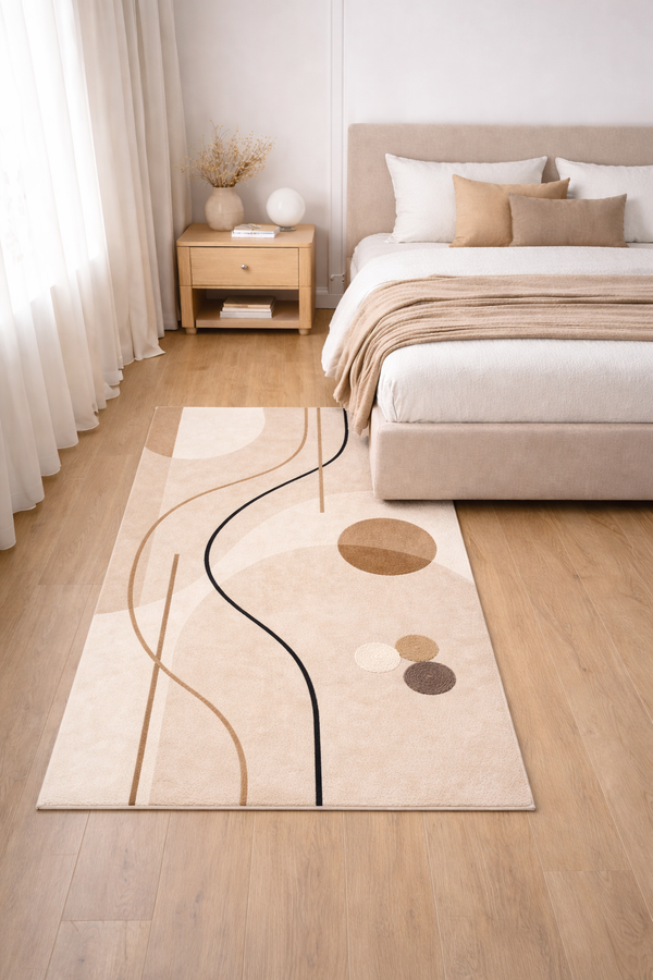 Linear Harmony™ Tufted Bedside Rug