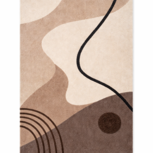 Noir Drift™ Tufted Bedside Rug
